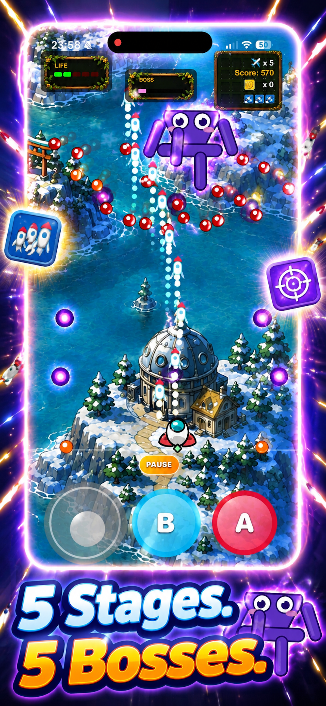 Snowy Cloud Realm boss - OCTO CORE